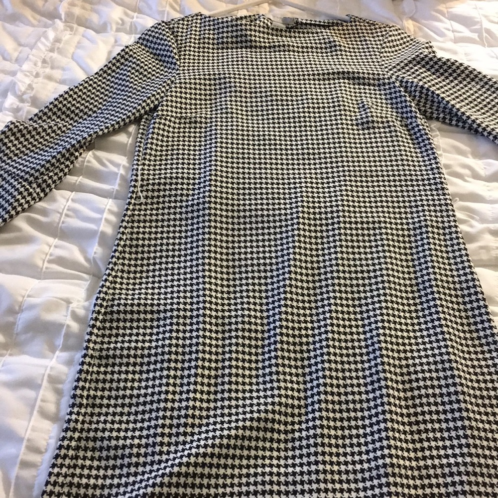 Work houndstooth dress
